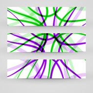 Vector banner set for your design N108