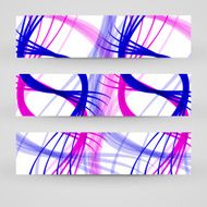 Vector banner set for your design N109
