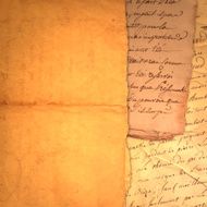 Antique letter N7