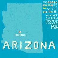 Map of Arizona with icons N2
