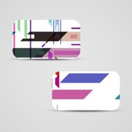 Vector business-card set for your design N269