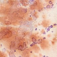Splattered brown and purple watercolor paint N2