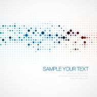 Abstract background with dots Vector illustration N2