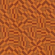 Seamless geometric design on orange glitter paper