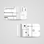 Vector business-card set for your design N272