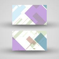 Vector business-card set for your design N276