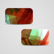 Vector business-card set for your design N277