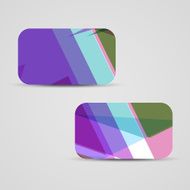 Vector business-card set for your design N278