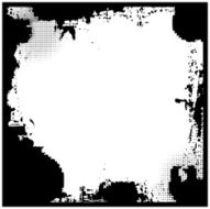 Grunge border - vector