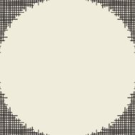 Abstract canvas hole grungy frame