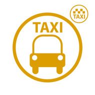 Taxi car icon
