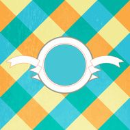Retro background with frame N2