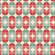 Seamless geometric tiles pattern in vintage style N5