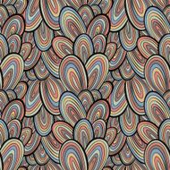 Funky style seamless pattern