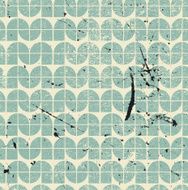 Old vector seamless pattern of tiles N2