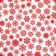 Seamless pattern of snowflakes N26