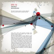 Abstract background with dirty grunge textured border