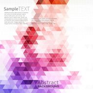 Multicolored mosaic background N36