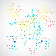 abstract colorful technology line pattern background N5