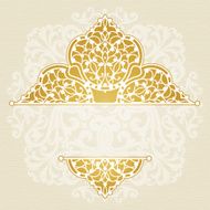 Vector ornament in Eastern style N8