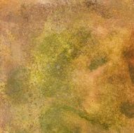 Antiqued background of golden brown and green with texture