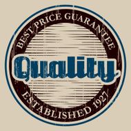 Vintage quality label N3