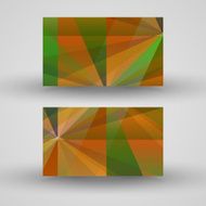 Vector business-card set for your design N287