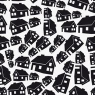 real estate simple house seamless pattern eps10