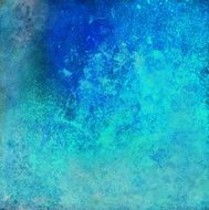 Brilliant blue handpainted background