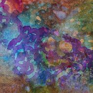 Textured and distressed hand painted background