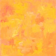 Acrylic painted abstract background in warm colors