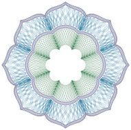 Guilloche Certificate Pattern