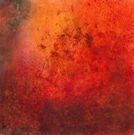 Grungy scratched and weathered fire watercolor
