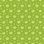 Seamless pattern of apples Vector illustration Background