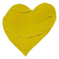 Watercolor painted heart vector element for your design N6