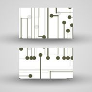 Vector business-card set for your design N289