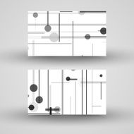 Vector business-card set for your design N290