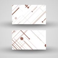 Vector business-card set for your design N291