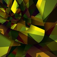 Abstract dark shape illustration N5