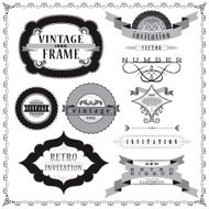 Black and White Vintage Frames