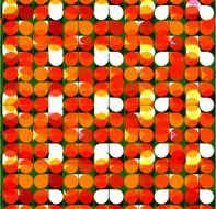 abstract orange fashion decoration pattern background