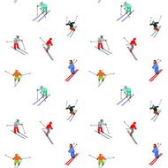 Happy skiers N2