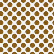Seamless white paper with gold glitter dots