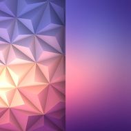 Abstract Polygonal background for Design - Low Poly Geometric Vector N219