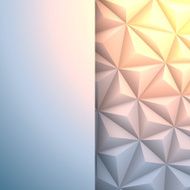 Abstract Polygonal background for Design - Low Poly Geometric Vector N242