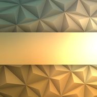 Abstract Polygonal background for Design - Low Poly Geometric Vector N253