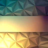 Abstract Polygonal background for Design - Low Poly Geometric Vector N254
