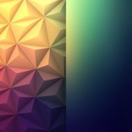 Abstract Polygonal background for Design - Low Poly Geometric Vector N258