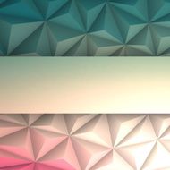 Abstract Polygonal background for Design - Low Poly Geometric Vector N339