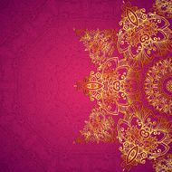 Purple ornate vintage wedding card background N2